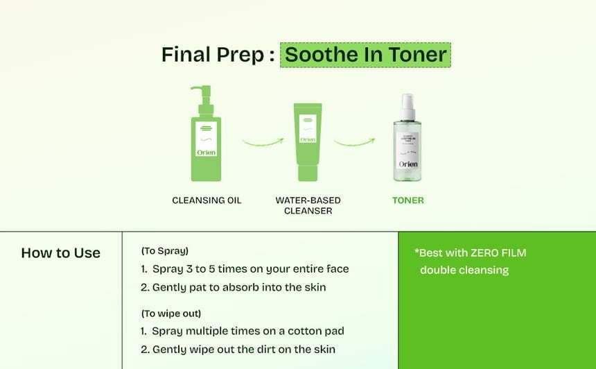 Orien - Mugwort Soothe In Toner