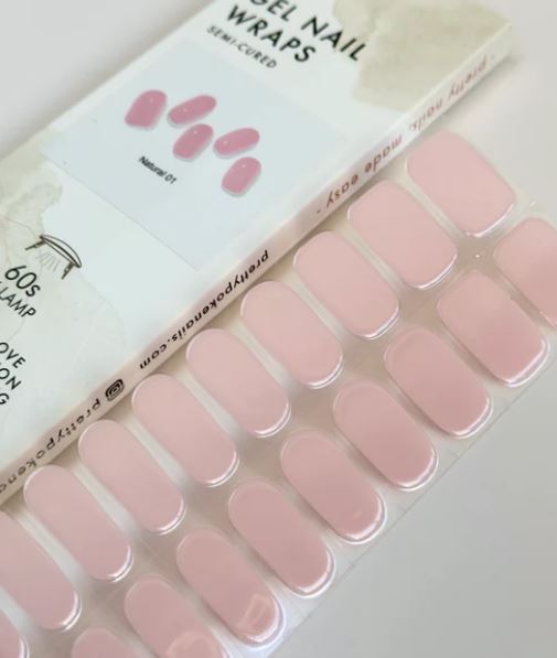 Natural Gloss Gel Nail Wraps – Perfectly Polished Elegance
