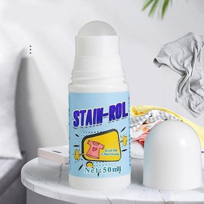 Portable Stain-Roll Roller Ball Cleaner Clothes Remove Oil Stains Magic Roller
