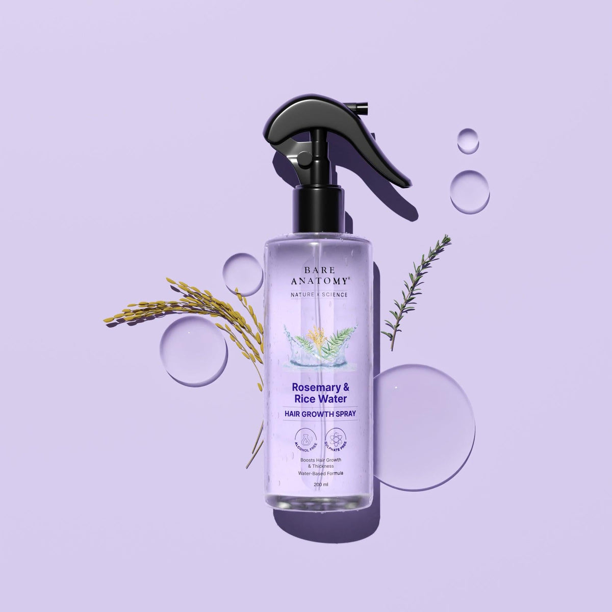 Rosemary & Rice Water Hair Growth Spray ( Buy 1 Get 1 Free 🔥)