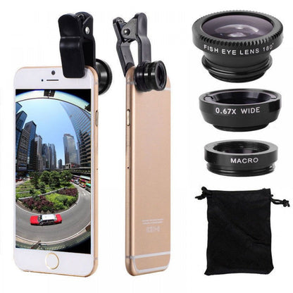 Micro Mobile Zoom lens for ANROID & IOS Mobiles : PACK OF 3 LENSES (ORIGINAL : S-MLENS)