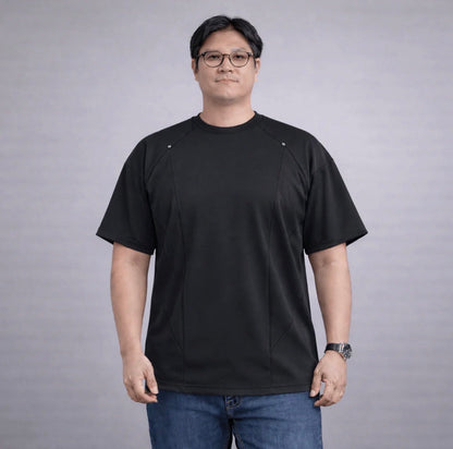 SlimAura - Square Cut Adaptive T Shirt For Big Tummy
