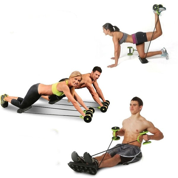 Revo Flex Home Fitness Equipment Double Wheel Ab Roller (Original : RF)