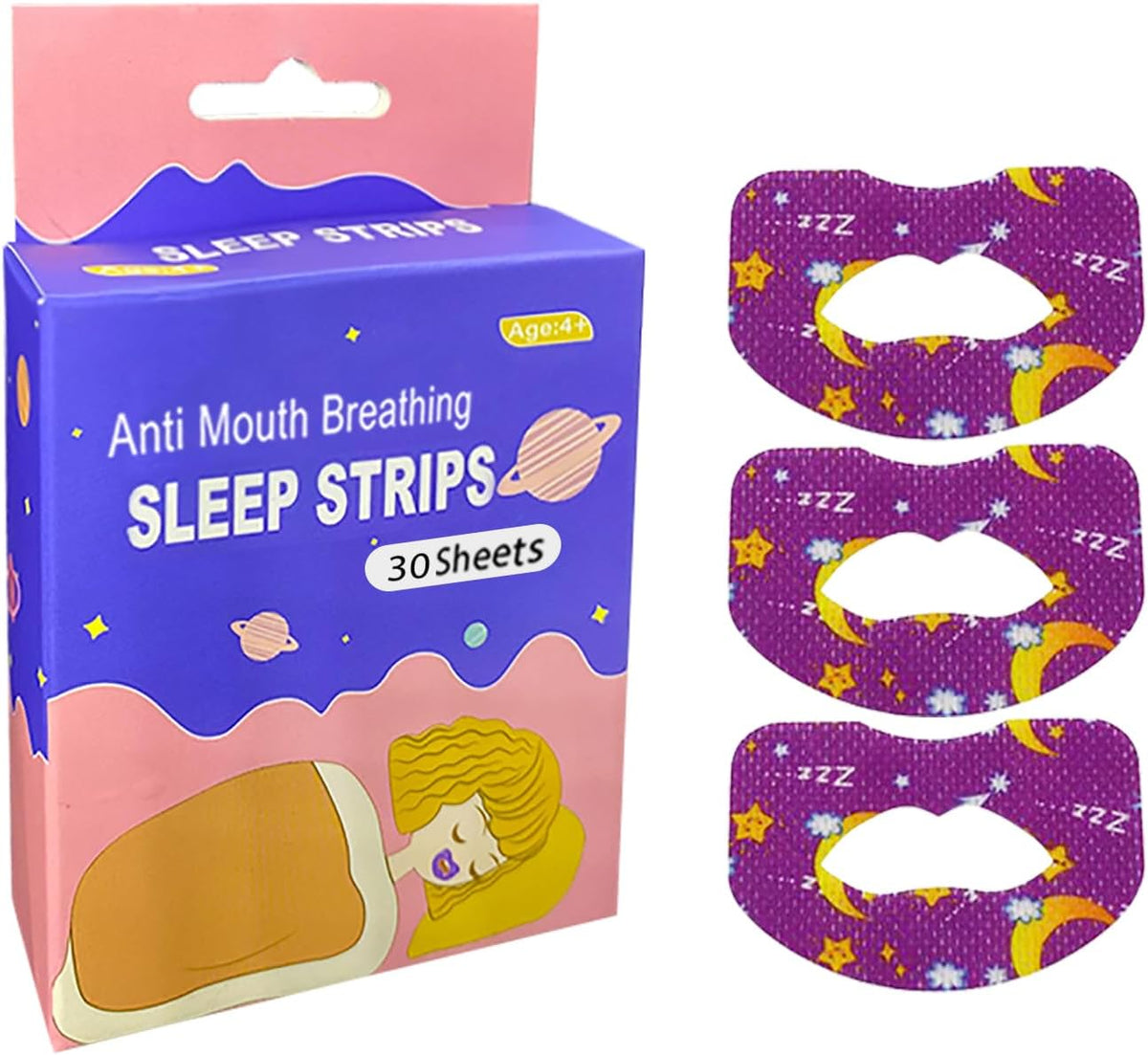 30 Pieces/Box Anti Snore Mouth Tape