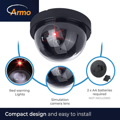 Realistic Simulation Camera With Flashing Led Light Fake Closed Circuit Television Surveillance Camera Multipurpose Tricky Toy