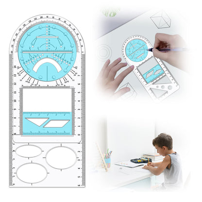 Multifunctional Geometry Ruler |