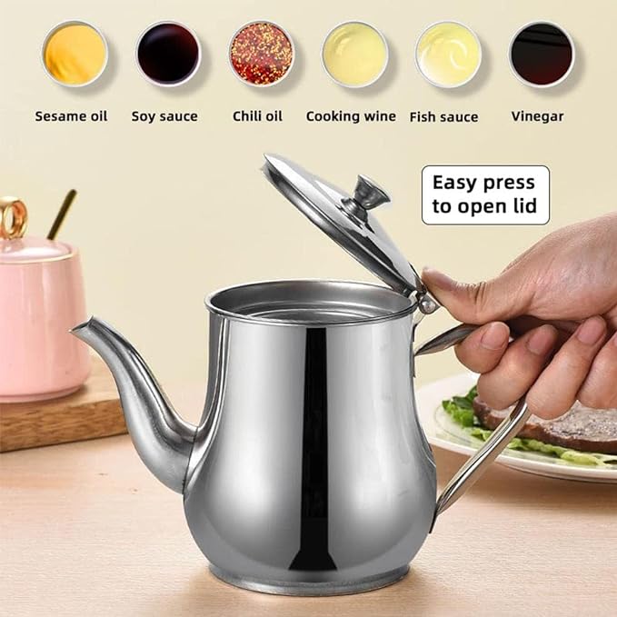Stainless Steel Oil Container Jug