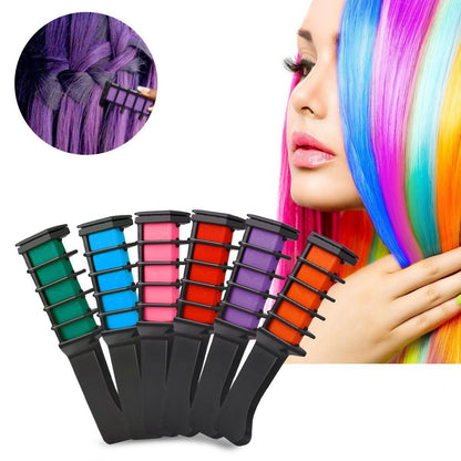 Temporary Hair Dye Comb with Plastic Brush Bristles