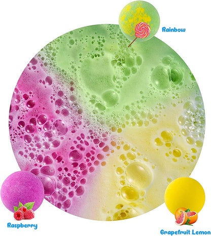 Bath Bombs for Kids with Toys Inside..