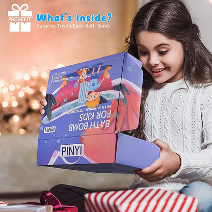 Bath Bombs for Kids with Toys Inside,