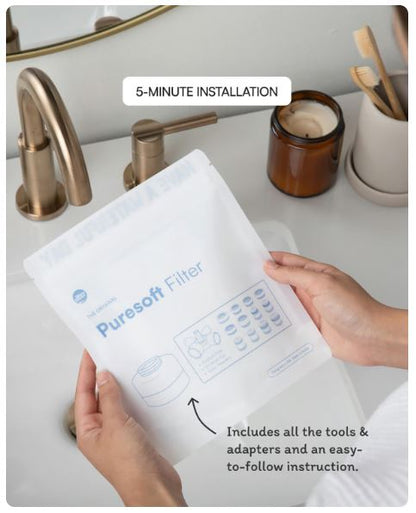 Amazing PureSoft Filters Faucet Head + Cartridge Pack (4 qty)