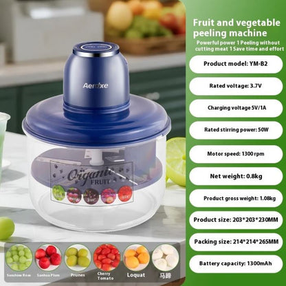 Automatic Electric Fruit & Garlic Peeler – Fast, Hands-Free Kitchen Tool