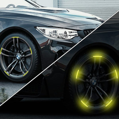 Car Hub Reflective Sticker Car Accessories