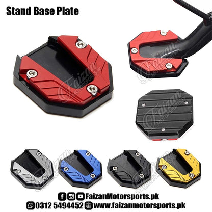 Kickstand Extender Foot Side Stand Universal Motorcycle Side Stand Plate Pad