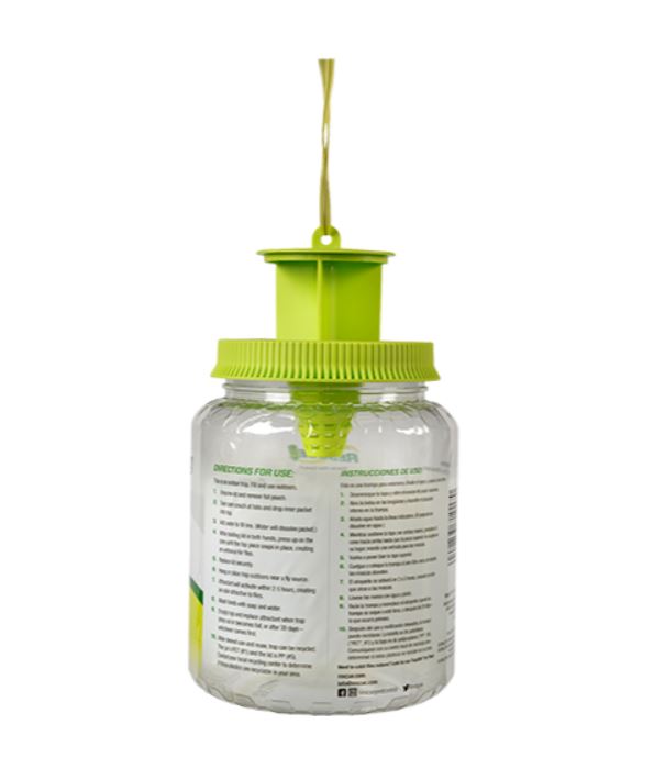 Reusable Fly bag trap with bait packet