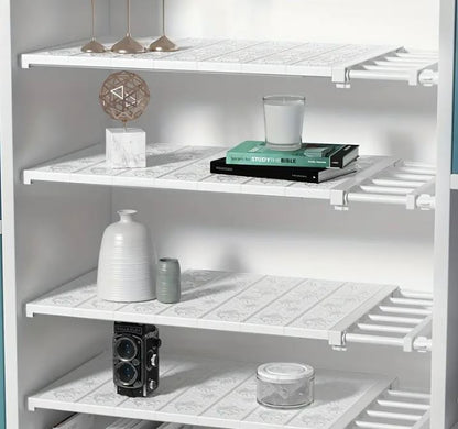 One Wardrobe Partition Layered Non-drilling Cabinet Partition Shelf