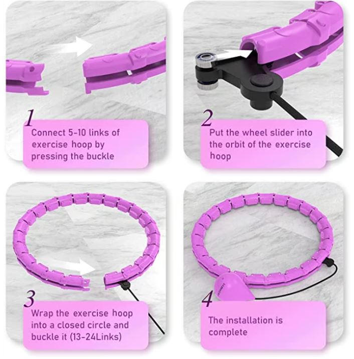 ⏰49% OFF🔥Hula Hoop Home Training Weight- LossFast fat burning!-🔥