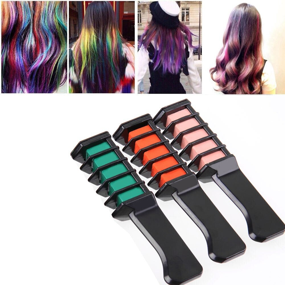 Temporary Hair Dye Comb with Plastic Brush Bristles